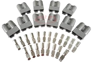 DENT-DE-LION Connettore batteria 50A Connettore connessione rapida Presa connettore 50Amp 600V Per auto Mot. Moto 10 pezzi