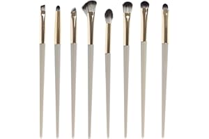 LARFRAECY 8pcs Eyeshadow Makeup Brushes,Eye Makeup Brush Set Professional Eyeshadow Brush Set,Angled Brush Precision Eyeshadow Tools,Eye Shadow Concealer Brush Eyebrow Powder Liquid Cream Blending Brush
