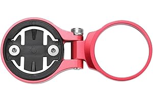 ‎TBEST Fahrradcomputer Halterung, Fahrradcomputer Halter Fahrradlenker Computerhalterung Aluminiumlegierung Einstellbar Radfahren Kilometerzähler Verlängerung Zubehör für Garmin Bryton