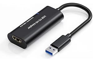 DriverGenius Adaptateur USB 3.0/2.0 vers HDMI - Convertisseur USB-HDMI Carte Vidéo Graphique Externe pour Windows & Mac