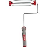 ProDec PRFR008 9" x 1.75" Soft Grip Paint Roller Frame with Push Fit Handle for Extension Pole, Grey
