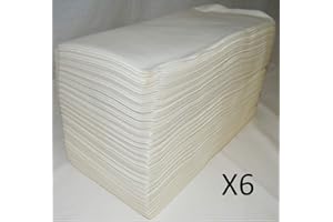 KAVAK COSMETICS Toallas de Celulosa 40x80 Desechables x 6 Paquetes de 100und Peluquería/Estéticas/Gym/Hospitales/Mascotas 600 Unidades