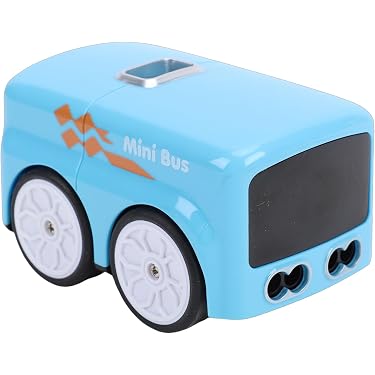 YUNFAN Mini Autobús RC Mágico 2026 – Control Por Gestos Y Mando, Sigue Líneas Y Evita Obstáculos – Juguete Inteligente Con Luces LED