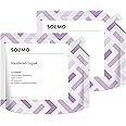 Amazon Brand - Solimo Liquid Handwash, Refill Pouch | Lavender | 3 Litre | 1500 ml x 2 | Fights Germs | Ph-Balanced Formula | No Added Triclosan & Parabens