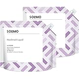 Amazon Brand - Solimo Handwash Liquid Refill- 1500 ml X 2, Lavender