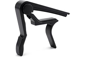 Cretty-Meet Guitar Capo Quick Change Capo for Electric Guitar Acoustic Guitar Ukulele Banjo - Black
