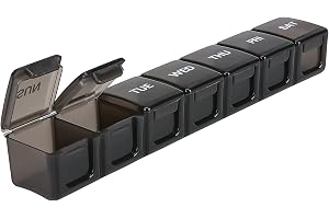 NB Extra Large Weekly Pill Organizer, Weekly Pill Box, 7 Day Pill Case, Oversize Daily Medicine Pill Dispenser, Daily Pill Cases for Pills/Vitamin/Fish Oil/Supplements