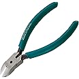 Diagonal nippers (Wire Cutters). Sharp and Durable Cutting Jaws, Ideal for Precision Wiring Work. Made in Japan. ENGINEER nk-15