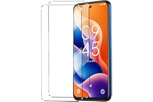 HuiYouMY [2 in 1] Tempered Glass Compatible with TCL 60 SE/TCL 605 2Pack Glass Screen Protector,Shockproof Anti-Scratch