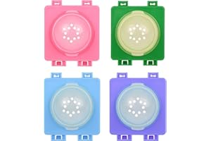 MFUOE 8-Piece Hamster Cage Connection Board and Tubes Stopper DIY Cage External Pipe Interface Accessories for Toy Pet Supplies