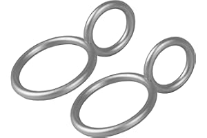 Bestlivings Decorative Rings Pack of 2 for Curtains Valance in Matt Silver, Draping Rings for Curtains, Decorative Curtains - Type A