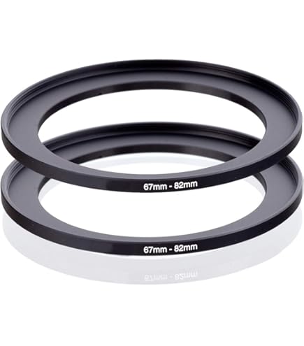 55mm-82mm 55-82 Mm Da 55 A 82 Step Up Filtro Obiettivo Adattatore Anello Metallico - Foto 8
