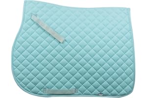 HORSES Sottosella Salto Tecno Simple, Morbido e Resistente, Indispensabile per Proteggere Il Cavallo da Traumi e Shock Eccessivi, Sobrio ed Elegante