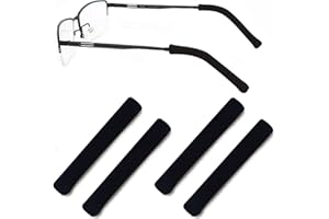RUOXIXI 2 Paires Protege Branche Lunette,Antidérapant Lunettes Tricot,Anti Glisse Lunettes,Accessoires pour Lunettes pour Lunettes de Soleil de Lunettes de Lecture Lunettes