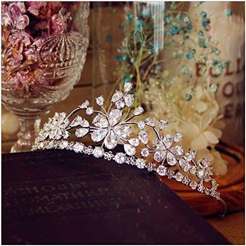 &amp;zhou Bridal Hair Jewelry Headdress By Hand Wedding Dress Accessories 14*6cm