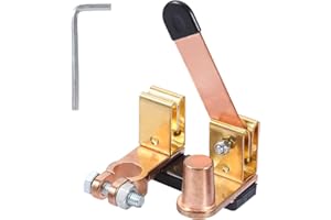 Gedlex Desconectador de Bateria Coche 12V 24V, Cobre Puro Interruptor de Cortacorrientes Bateria, Desconectador Bateria para Coches, Camiones, Caravanas, Tractores, ATVs