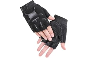 INSZKOOS Gants de Cyclisme pour Enfant 2-12 Ans Gants Demi Doigt Mitaine de Sport pour Garçons Filles Gants Antidérapant pour Vélo Escalade Scooter Patinage à roulettes Randonnée Montagne