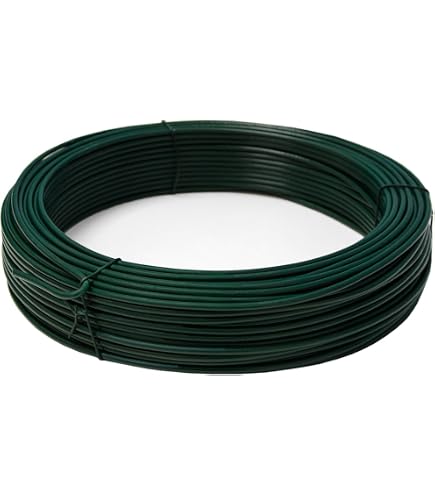 Fil Métal plastifié 3mm-10M Métal / plastique Vert