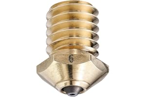 DUROZZLE 3D-Drucker Wolframkarbid-Düse 0,6 mm für Bambu Lab P1P / P1S / X1 / X1C aufgerüsteten Hotend, Hochgeschwindigkeits-3D-Druck, hohe Wärmeleitfähigkeit, abriebfest (Bambu Lab, 0,6 mm)
