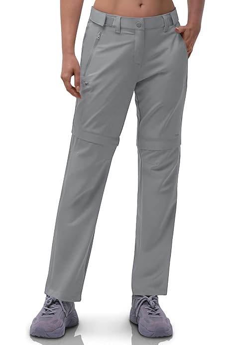 Trekkinghose Damen Zip Off FLYGAGA Damen Wanderhose Zip-Off