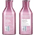 REDKEN Volume Injection, Shampoo and Conditioner Set, For Flat/Fine Hair, Citric Acid, Adds Lift & Volume, 300 ml