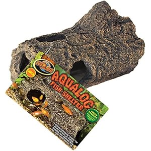 Zoo Med FA-31e AquaLog Fish Shelter, Aquariendekoration, Versteck für Fische
