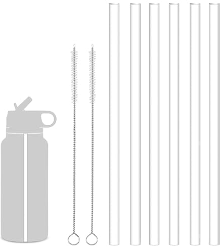 Thermos FUNtainer Replacement Straw For 12oz F401 Models - BPA-Free Clear Plastic