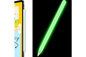 AhaStyle Silicone Case for Apple Pencil 2nd Gen & Pro (2024) Sleeve Skin Ultra Thin Protective Cover Compatible with Magnetic Charging and Double Tap (Glow Green)