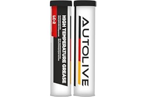AUTOLIVE GROUP AUTOLIVE GRASA LC-2 DE LITIO ALTA TEMPERATURA - NLGI 2, DIN51502, KP2P-30 - Cumple con MB 265.1, MAN TL 284 - Temperatura Máxima de Trabajo: +260°C - Multiusos para Automoción e Industria 390GR (1)