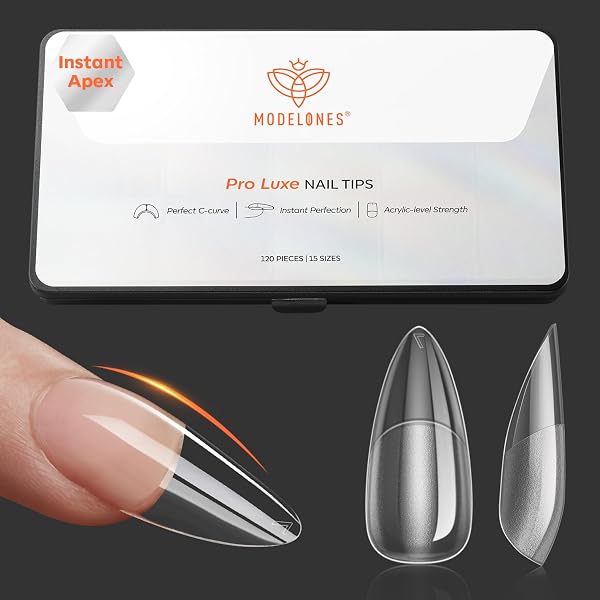 Cupio Master Slim Architect Tips – Wiederverwendbare Nagelformen Für RevoGel, Polygel & Acryl, 12 Größen
