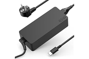 JEESTAM Cargador Portatil USB C 65W Compatible con Lenovo Thinkpad X1 Carbon T14 T15 T480 T490 T580 T590 E480 E490 Chromebook C330 S330 100e 300e 500e Yoga Type C Adaptador Alimentación