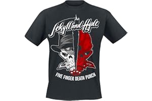 Five Finger Death Punch Jekyll and Hyde Männer T-Shirt schwarz Band-Merch, Bands