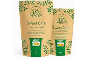‎WELZ CARE SweetCare statt Kristallzucker – Zuckerersatz – Vegan – mit Erythritol und Stevia – Made in EU - 2 x 1Kg