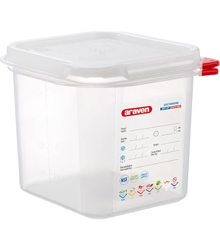 Araven Behälter, luftdicht, GN 1/2, 6,5 l, 32 x 26 x 10 cm