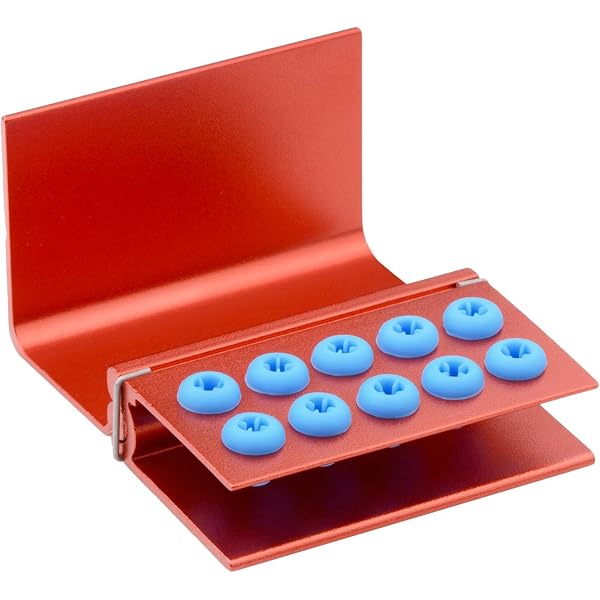 Dentale di Alluminio 4 griglie Disinfezione Endo Lime Dentale di Alluminio 4 griglie Disinfezione Endo Lime