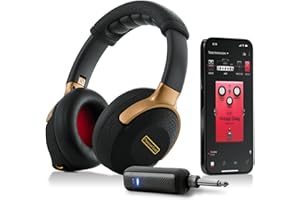 Positive Grid Spark NEO Kabelloser Kopfhörer-Amp für E-Gitarre, Akustikgitarre und Bass mit KI-Unterstützung; dedizierte Audiotreiber, Geräuschabschirmung, Bluetooth Streaming und App
