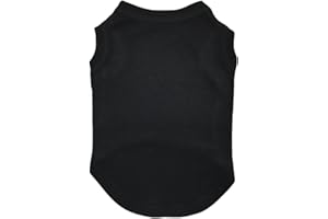 Petitebelle Chemise unie pour chiot (noir, taille M)