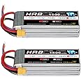 HRB 2PCS 1800mAh 6S 22.2V 50C LiPo Battery With XT60 Plug for SAB380 Align 470 ALZRC Devil 380 480 RC Helicopter Airplane Cars Truck Buggy Truggy Multicopter Drones