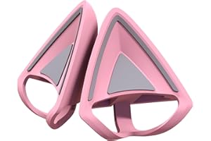 Razer Kitty Ears V2 - Universal Fit Clip-on Kitty Ears for Headsets (Clip-on Kitty Ears, Versatile, Adjustable Straps, 26g Lightweight Premium Silicone) Quartz