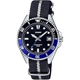 Casio MDV-10C-1A2VDF Kol Saati, Standart, Analog, Siyah-Lacivert, Erkek