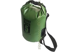 ZIP ZAP ZOOOM Karana Ocean Dry Pack Day Waterproof Travel Kayak Bag 15 Litre 15L Green