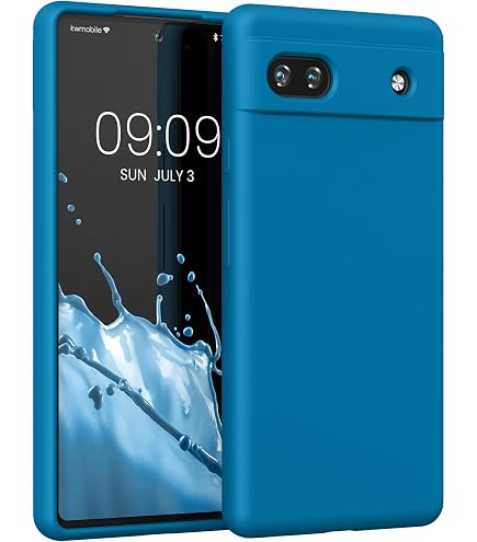 Coque Rigide Antichoc Bleue Claire Pour Google Pixel 6A - Marque Odeydo - Neuf