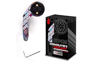 CNCLOL Support de guidon pour Bryton Rider, support de vélo pour Bryton Rider 10 15 20 100 310 320 410 420 530 750 450 GPS Cycloordinateur Support.