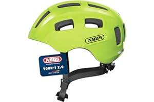 ABUS Youn-I 2.0 bike helmet - with light for children, teenagers and young adults - for girls and boys