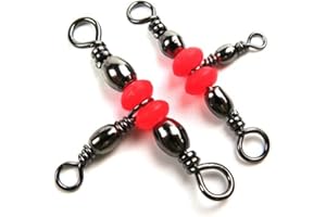 WINOMO Emerillons de Pêche 3-Voies Triple Outil 12x14mm - 50 Pièce