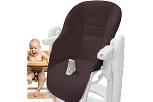 QUTALMI Fundas Para Trona Para Bebé, Cojín Para Silla De Comedor Para Bebé, Funda Trona Para Peg Perego Tatamia, Cojín Para Silla Alta Universial, Cómoda Con Funda De Asiento Acolchada