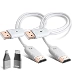 Cable Matters 2x Accoppiatore HDMI Femmina/Femmina 8K@60Hz / 4K@120Hz, Supporto HDR E ALLM, Nero