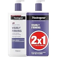 Neutrogena Fórmula Noruega Loción Visiblemente Reafirmante 2 X 750 ml), crema hidratante para todo tipo de piel, loción corpo
