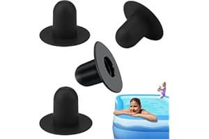 BFUZXY 4 Pièces Bouchons de Piscine, Bouchons Muraux pour Piscine, Bouchon Trou Crépine de Piscine, Bouchon de Piscine Hors Sol de Remplacement, Compatible Intex et Bestway​