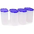 Tupperware Oval Dry Storage Containers 1.7L 4pc